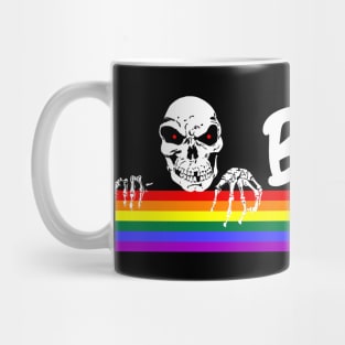 Be You Skeleton Rainbow, LGBTQ Halloween Mug